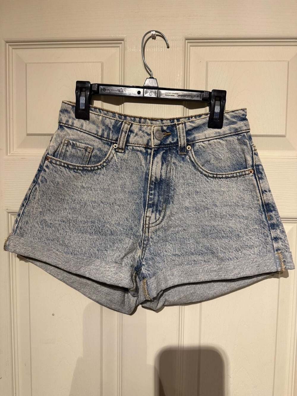 PacSun Mom Short Size 23 Acid Wash Cuffed Denim Shorts